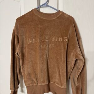 Anine Bing Cozy Brown Crew Neck Sweater